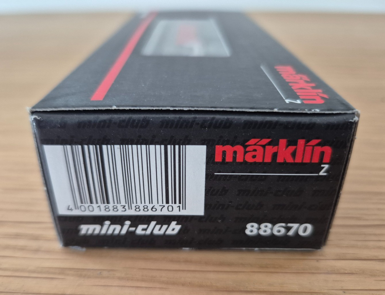 MäRKLIN MINI-CLUB 88670 ELECTRIC LOCOMOTIVE MINI COOPER Z SCALE NEW NEVER USED