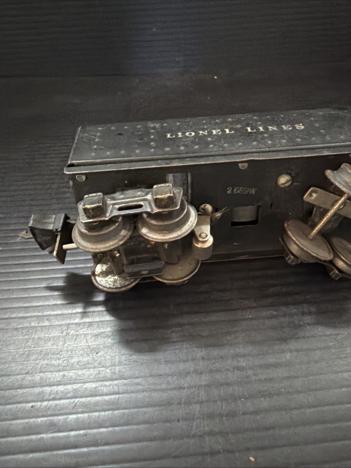 SHARP LIONEL POSTWAR O O27 GAUGE WHISTLE TENDER 2689w Not Tested