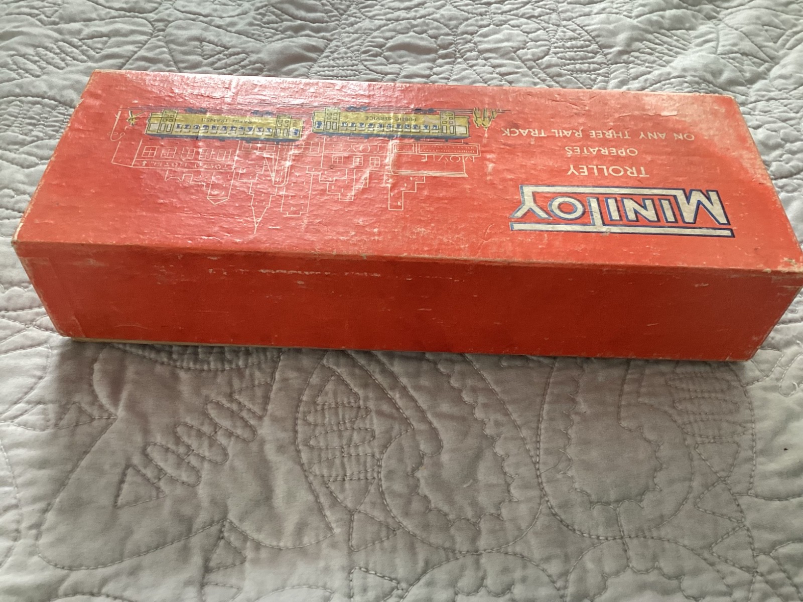 Nice Minitoy Public Service Trolley in Original Box from the 1950s