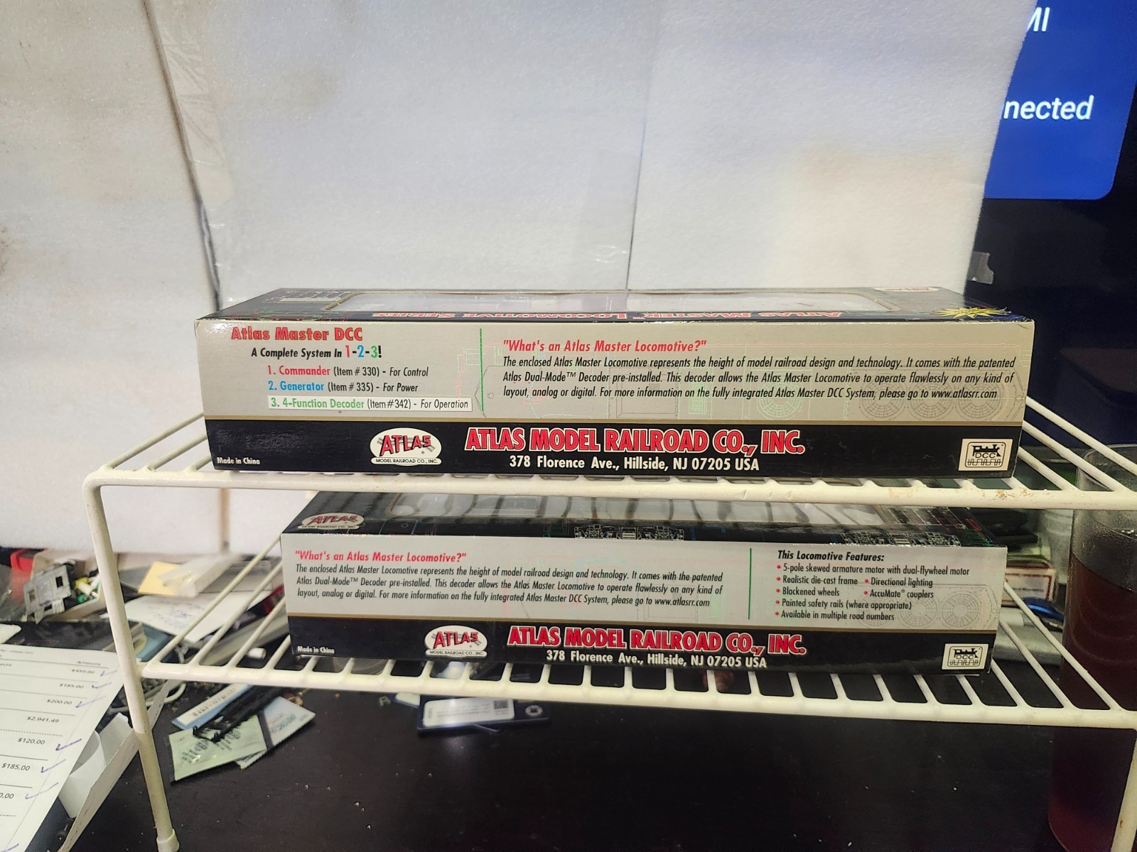 L814 (NEW) DCC ATLAS MISSOURI PACIFIC ACCU MATE,DIRECTIONAL LIGHTS,BLACKENED + $