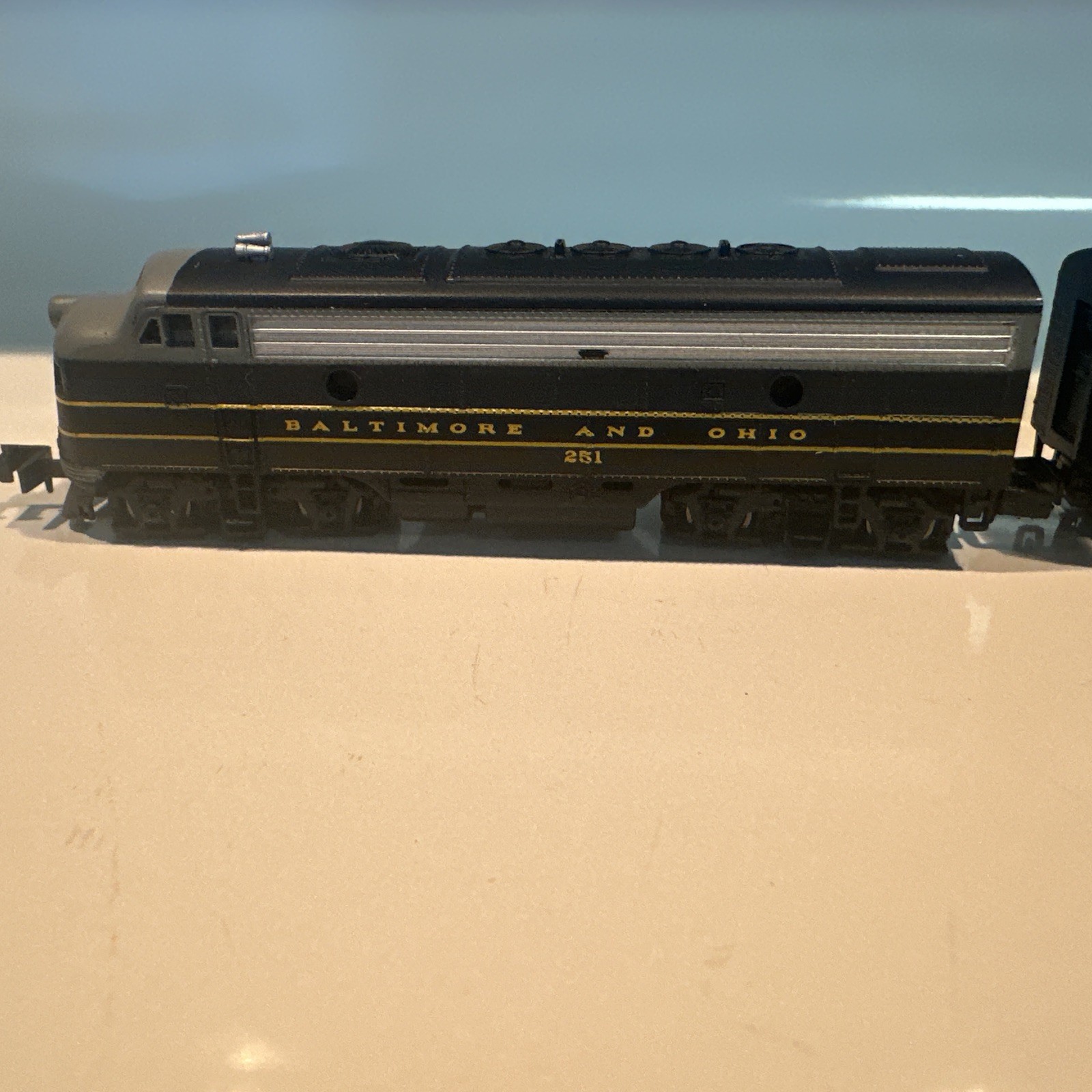In Scale Locomotive Baltimore And Ohio Units A And B Both Run
