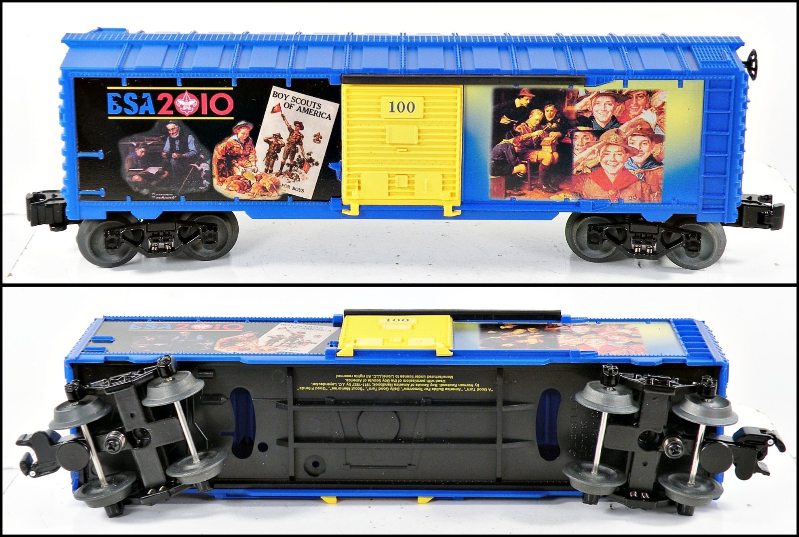 Lionel 6-30123 Boy Scouts of America Freight Set Track/Transformer 2010 LN