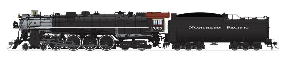 HO NP A-3 4-8-4 pre-1947 #2665 Hybrid