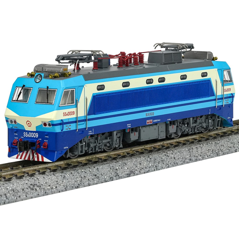 Charming China Railway SS8 Electric Locomotive (Early Square Lamps) – N scale