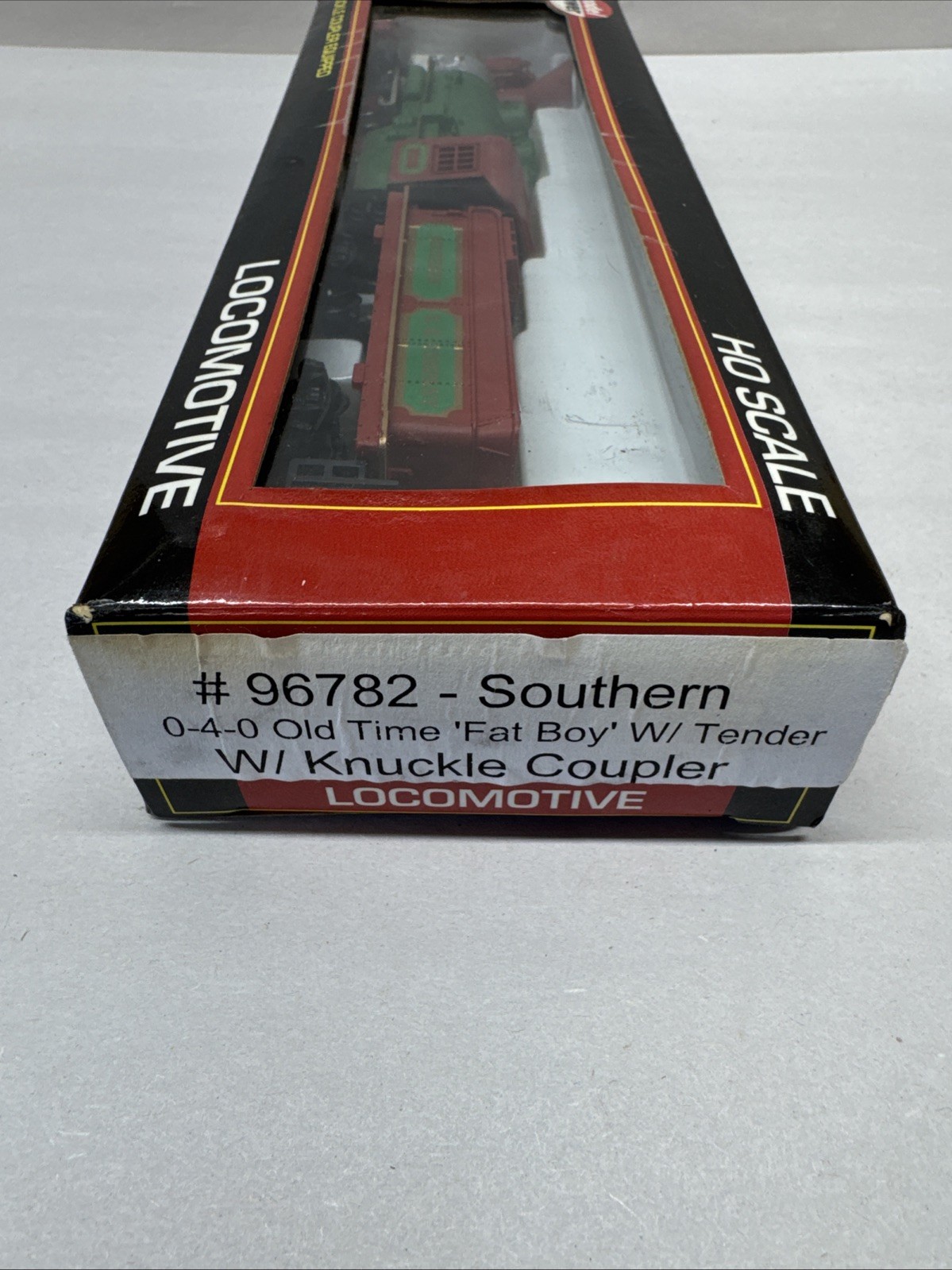 HO Scale 0-4-0 Fat Boy Model Power 6782 Southern w/Tender #96782 Knuckle Coup