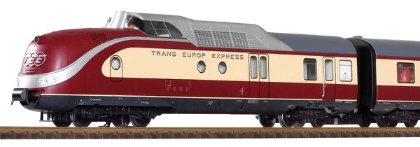 PIKO ~ G Scale ~ DB (Deutsche Bahn) III TEE Diesel VT 11.5 3-Unit Train ~ 37320
