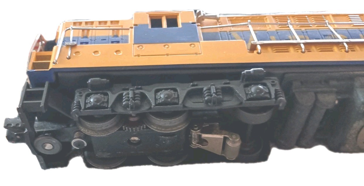 Vtg Lionel Postwar 2331 Virginian FM Diesel Train Master Blue & Yellow Works