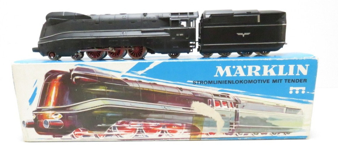 Märklin/Hamo 3094 BR 03 1051 DRG Black Livery Red Wheels, White Stripe