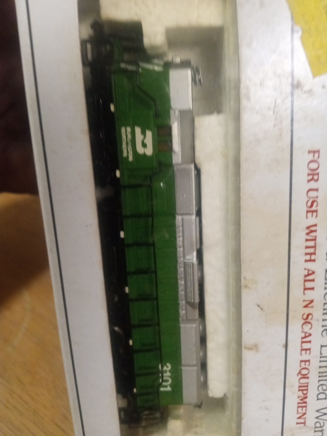 Green HO BNSF Railway Model Railroad N Locomotive