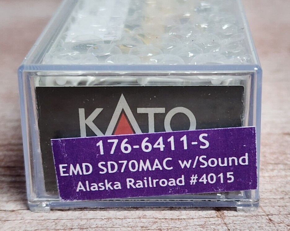 ALASKA RR SD70MAC 4015 Kato N Scale 176-6411-S ESU LokSound DCC Decoder
