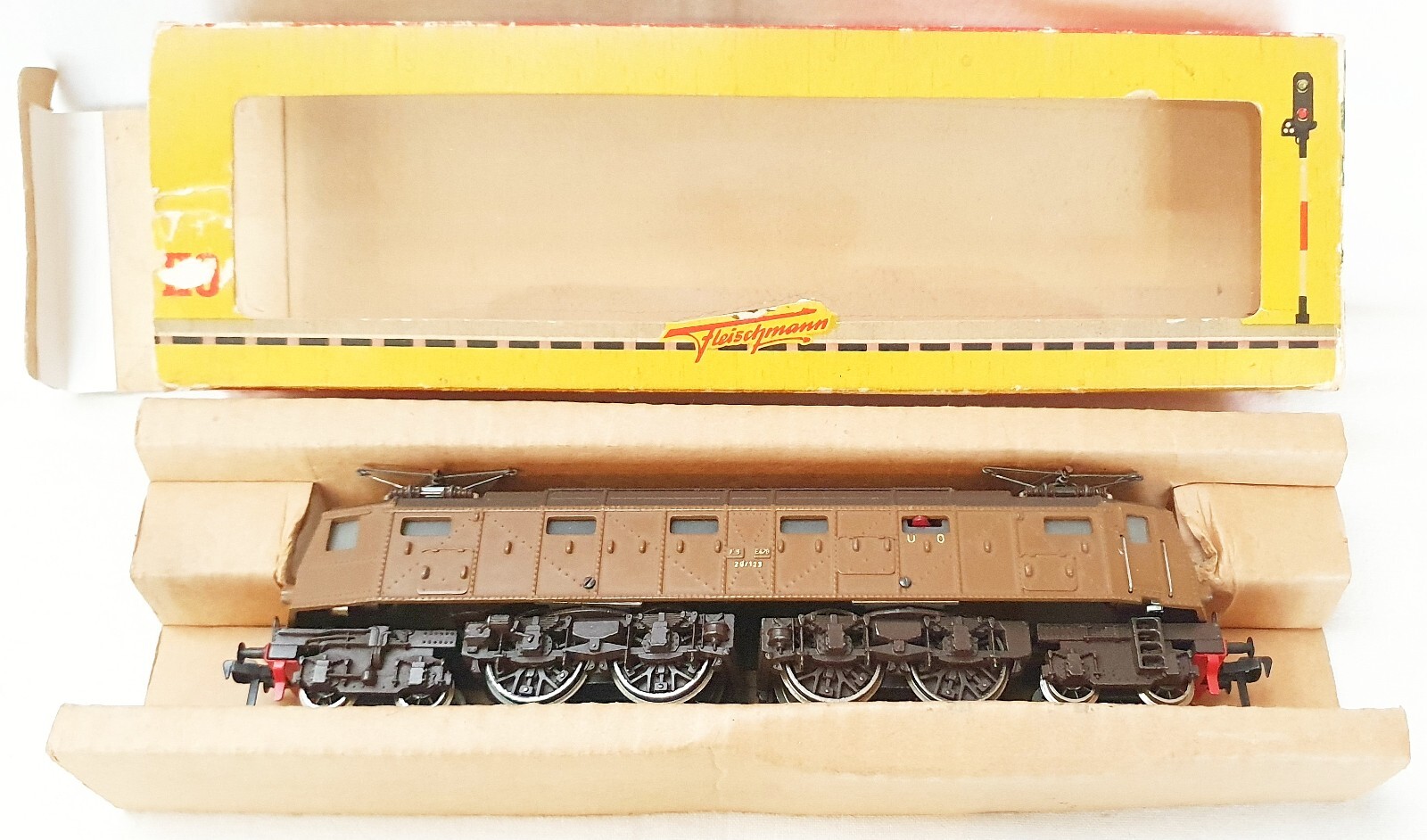 Fleischmann DC HO 1:87 Italy FS E-428 ELECTRIC LOCOMOTIVE Diecast Metal Boxed`58