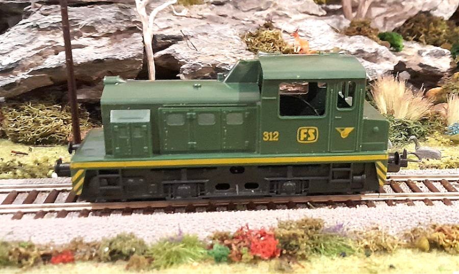* 1/87 HO * Lima * FS Diesel Shunter Da Manovra No.312 * Italy * 1659 *