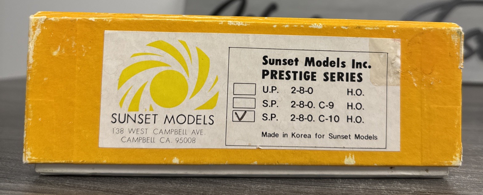 Sunset Models HO Brass #HO34 Consolidation Southern Pacific 2-8-0 C-10 – LNIB!