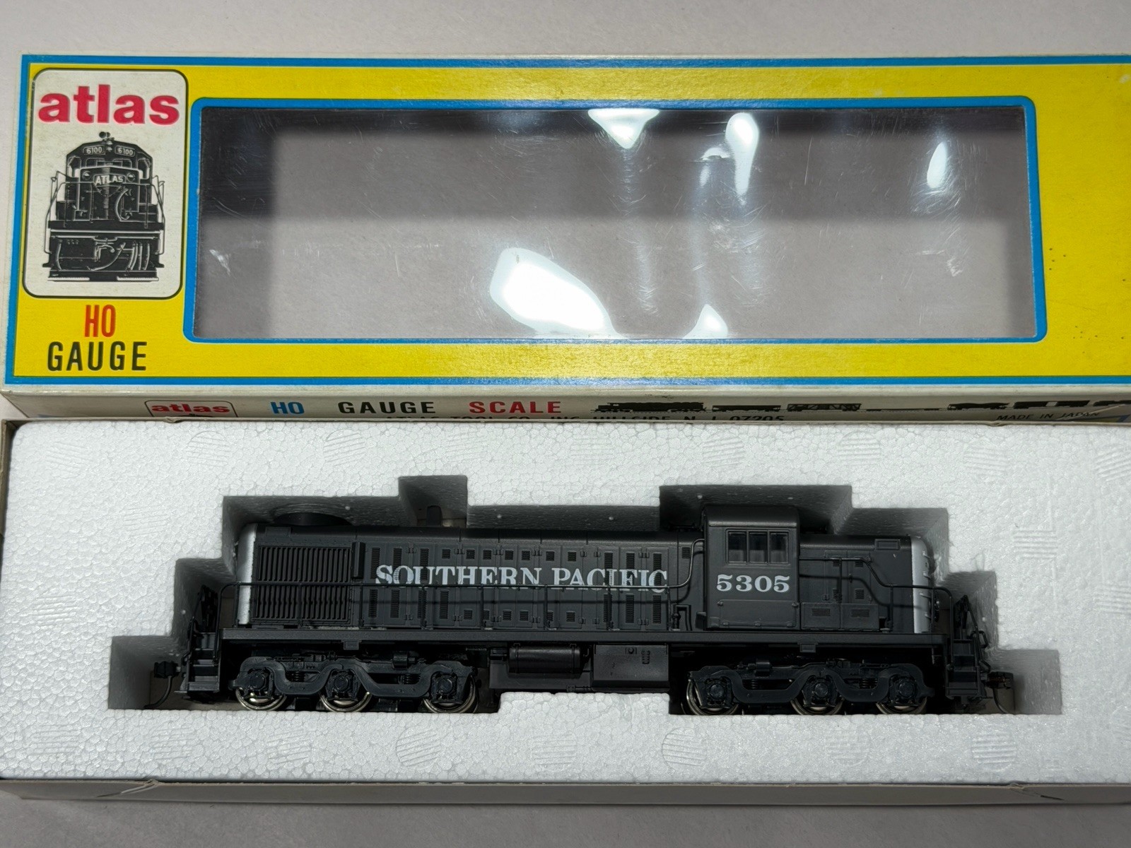 Vintage NOS Atlas RS-3 Locomotive HO Southern Pacific #5305 NIB Japan 7078