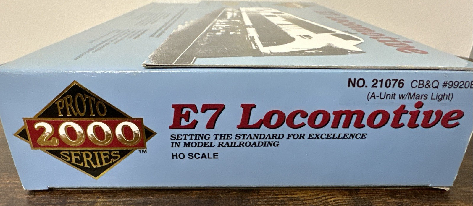 Proto 2000 HO Scale #21076 EMD E7A Locomotive – CB&Q #9920B w/Mars Light NOS!
