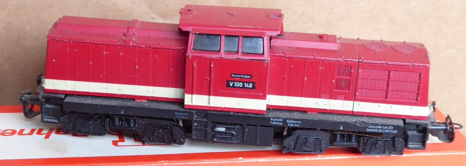 Tillig 02548 Tt Diesel V 100 148 Dr Epoch 3 Well Preserved, LED Light Old Boxed