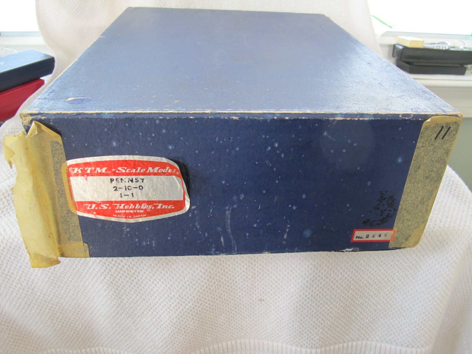 Vtg Original O Scale 2 Rail KTM US Hobbies Pennsy 2-10-0 I-1sa #4535 w/ Box