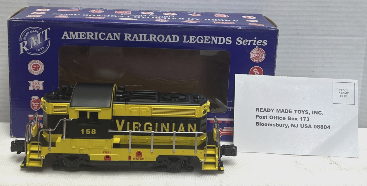 RMT-4351 O/O27 VIRGINIAN BEEP POWERED GP DIESEL LOCOMOTIVE #158 – NIB