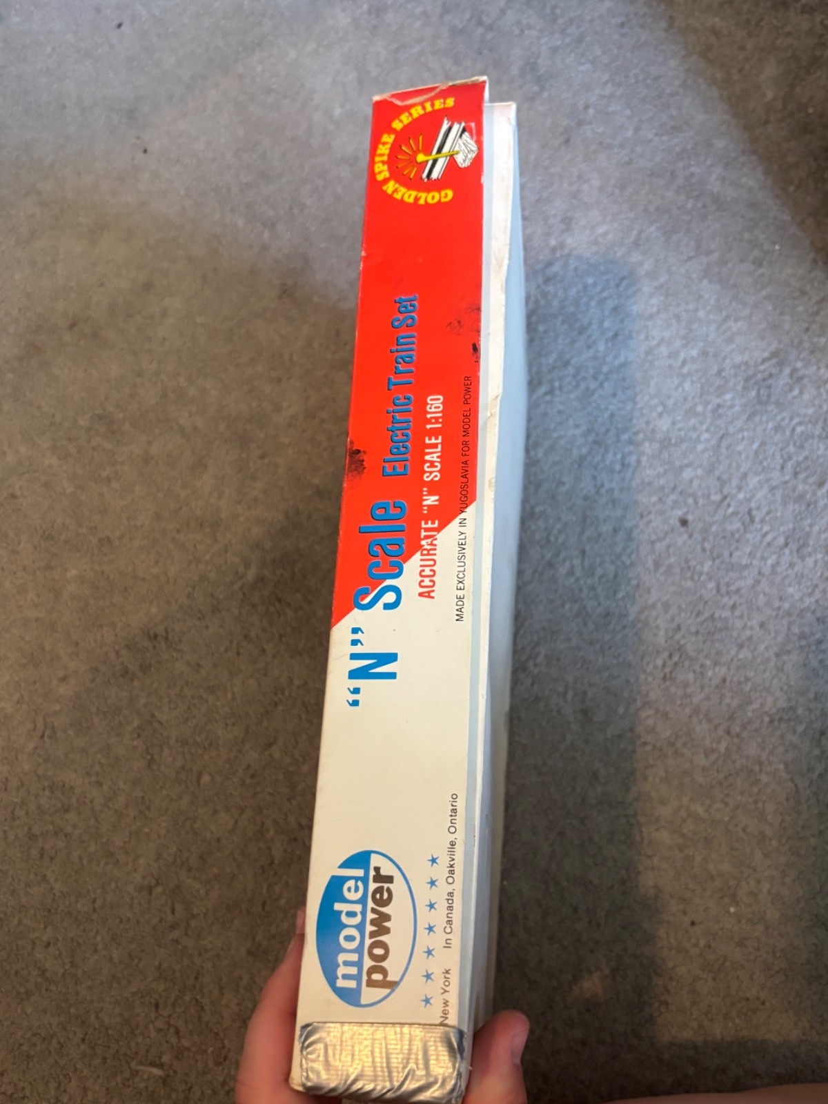 MODEL POWER: “N” Scale Electric Train Set: Golden Spike Series Mutt & Jeff #1183