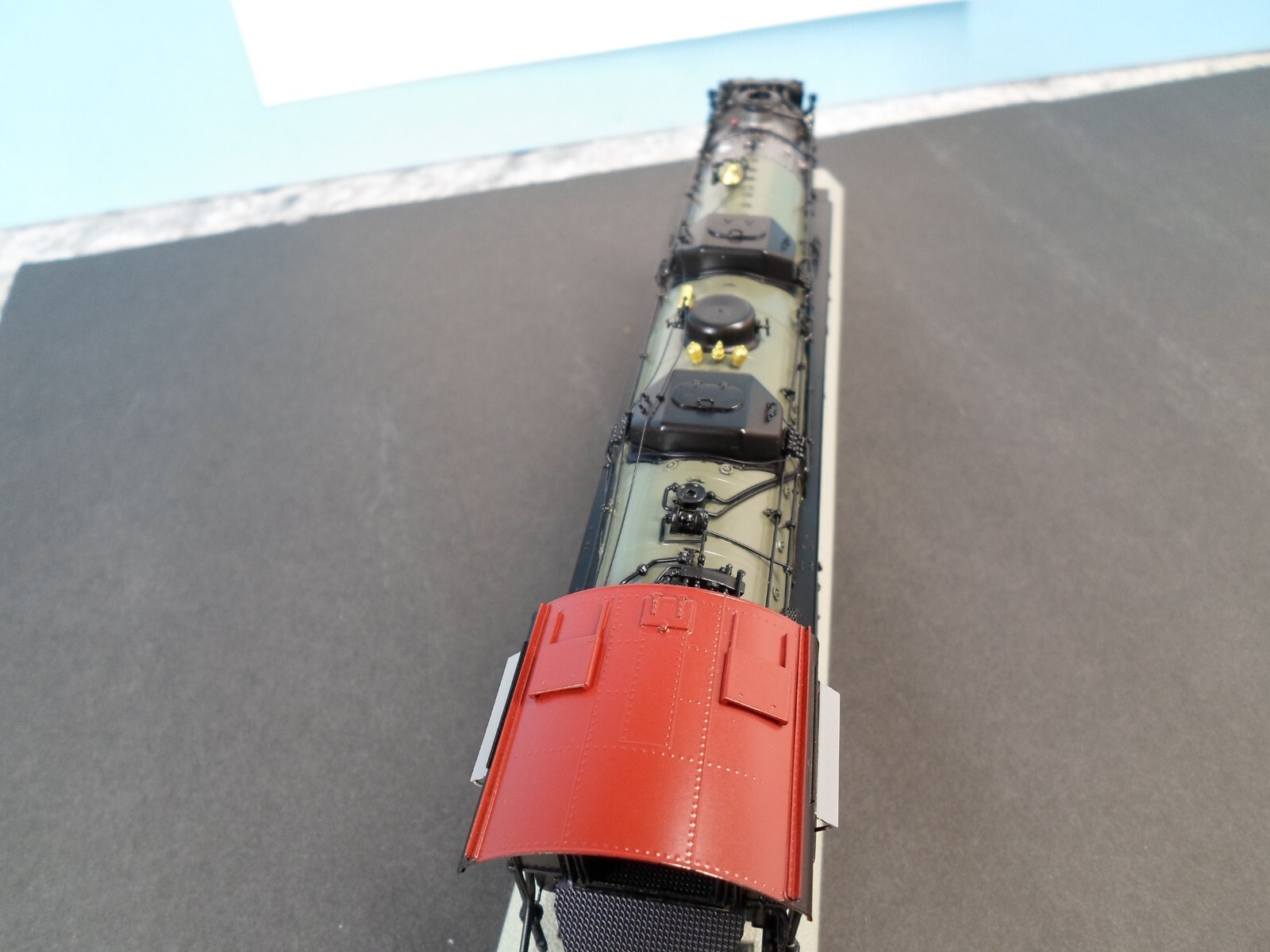 Glacier Park Models T&P I-1-ar Class 2-10-4 #620 Green Boiler Modernized, 1950’s