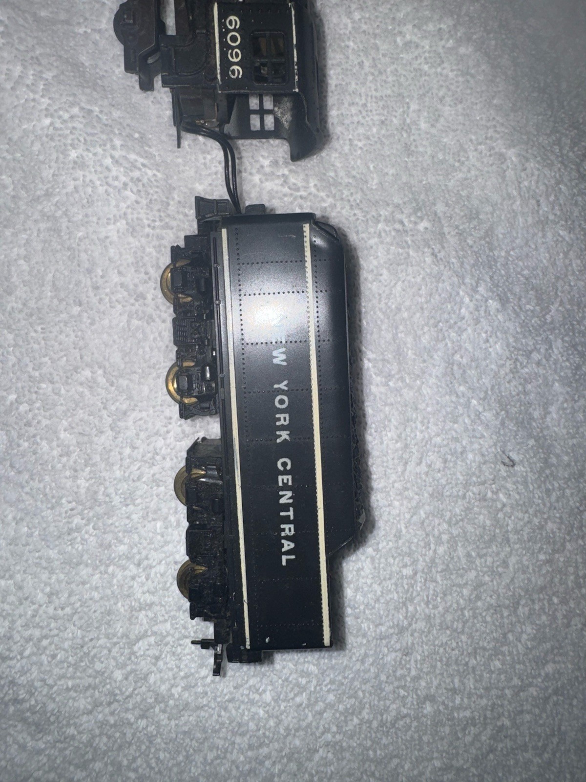 Model Trains set of 2 New York Central Coal Train 6096 Locomotive AS IS