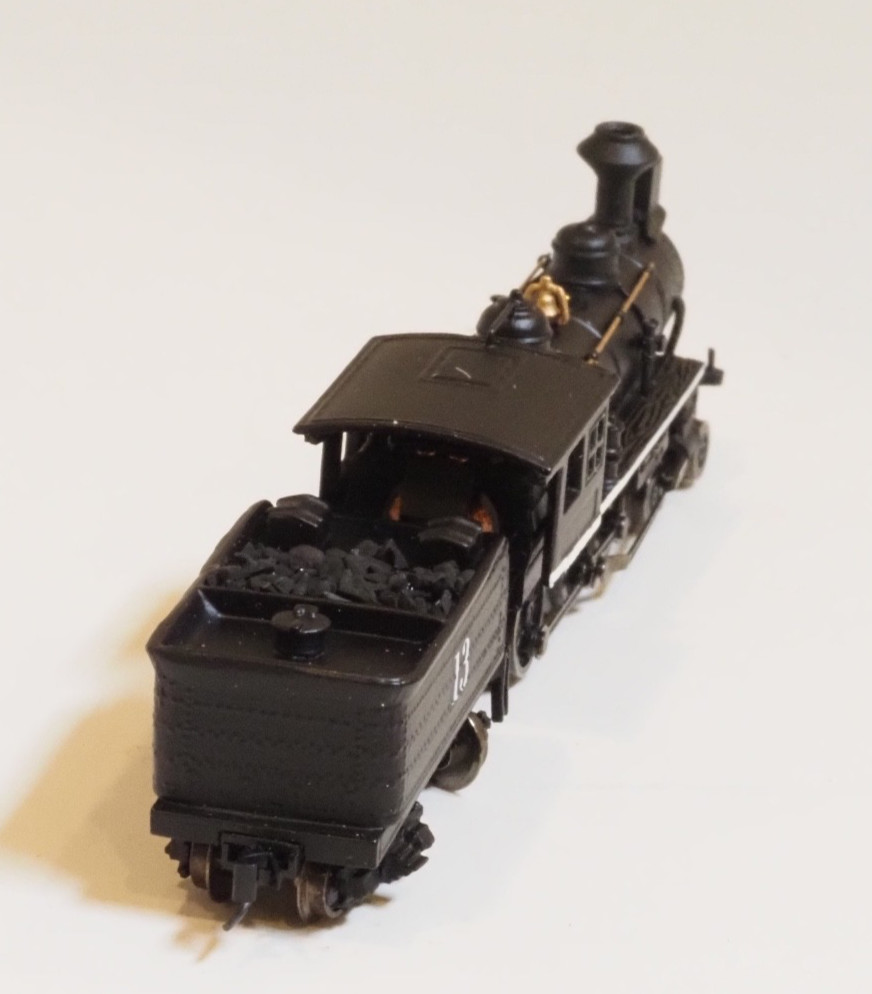 Brass Z-scale Westmodel 30032 American Early Era Steam Locomotive + tender, NEW