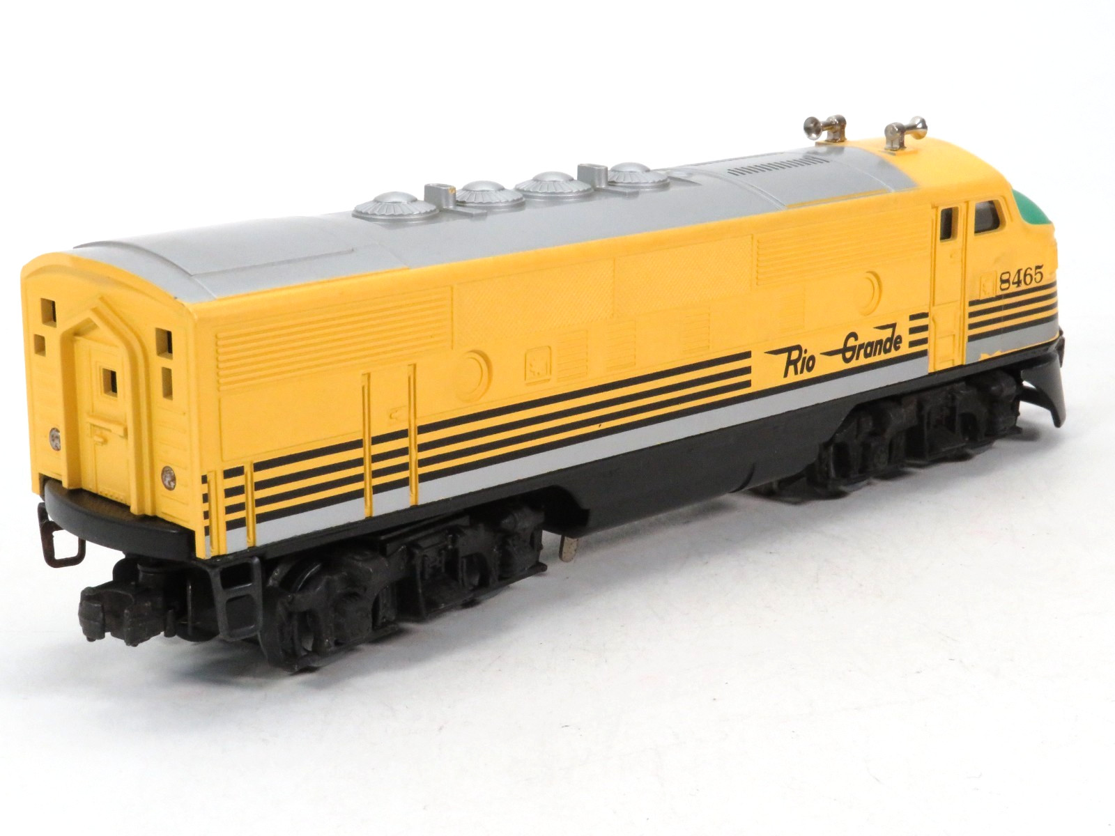 Lionel Trains 8464 & 8465 Rio Grande Diesel Locomotive AA set, O Gauge