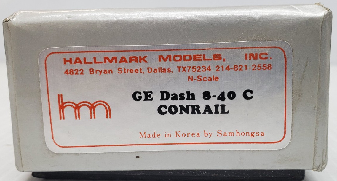 Hallmark Brass Conrail GE Dash 8-40 C