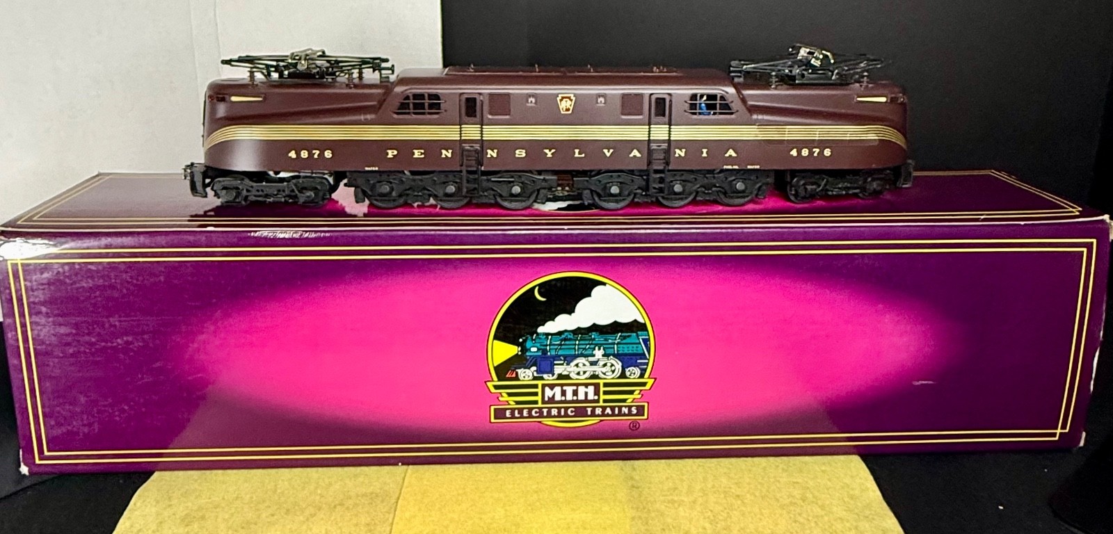 MTH MT-5501LP Pennsylvania Scale Tuscan Red GG-1 Electric w/Protosound