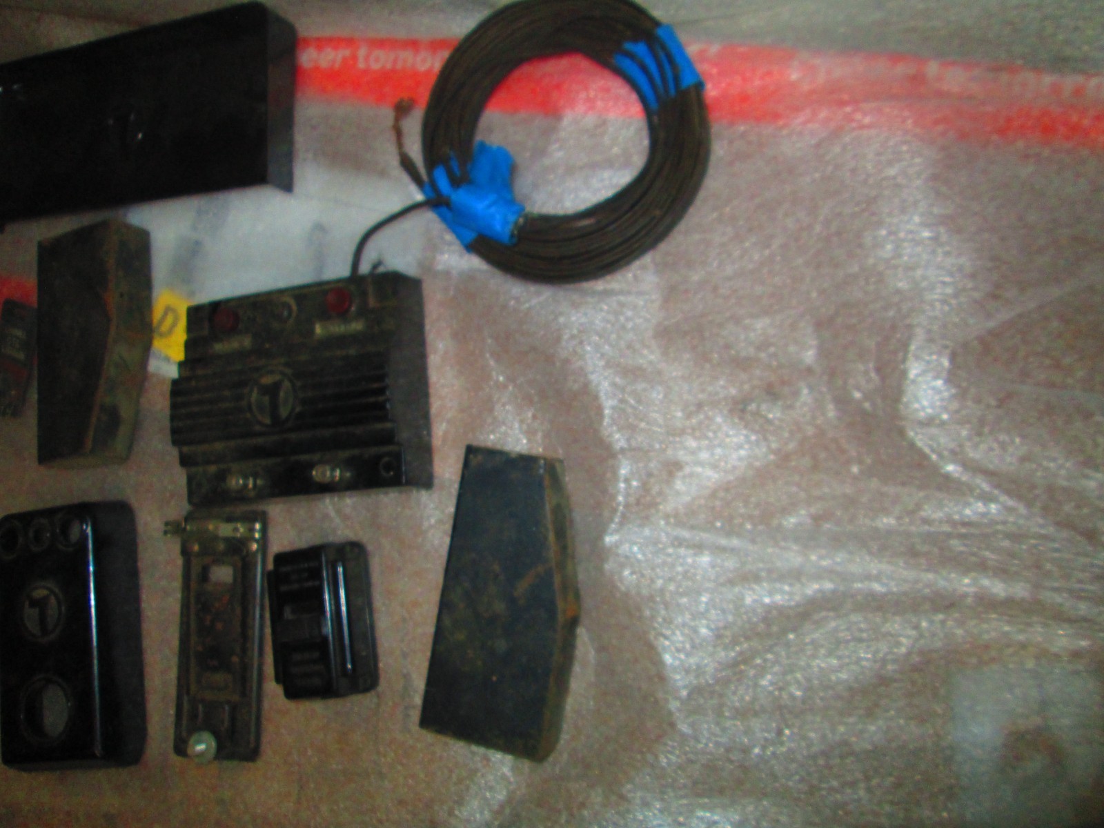 Vtg 0 027 Gauge Remote Whistle Control Switches Wire Lot Etc. Lionel