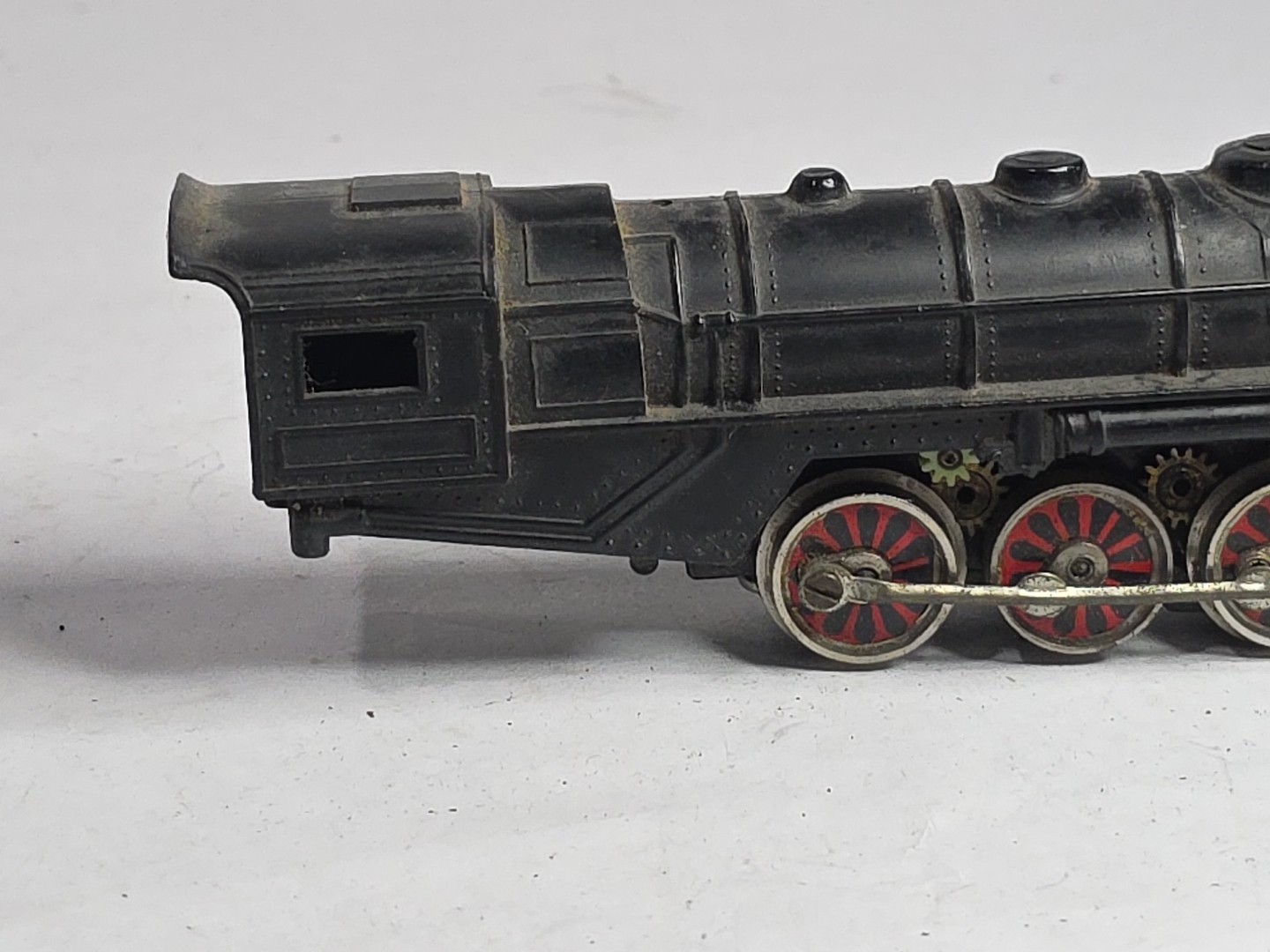 As Is Parts Japan HO Scale Plastic TIN Litho 0-6-0 Steam Motor Works Gear Damage
