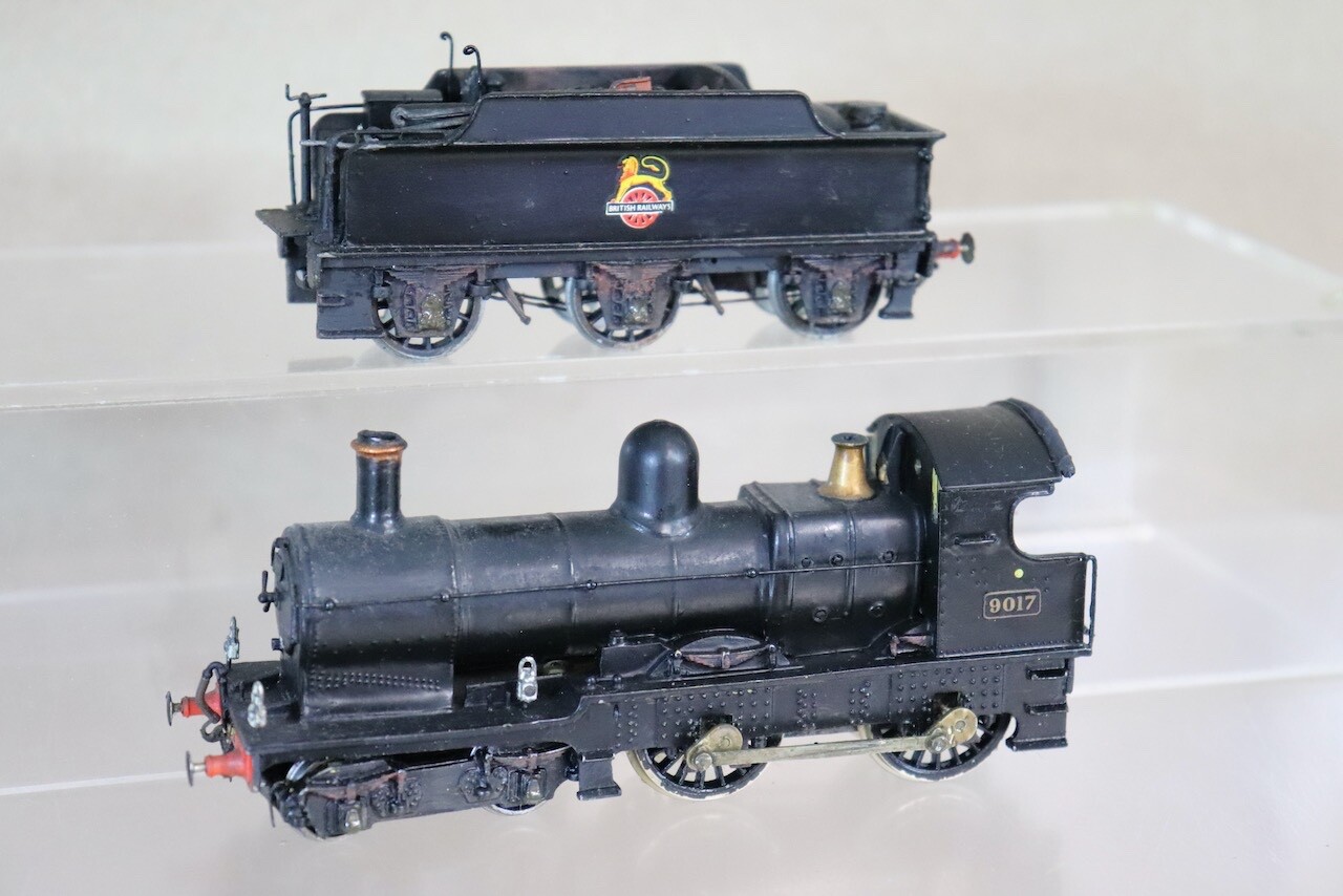 K’s KIT BUILT WEATHERED BR 0-6-0 DUKEDOG CLASS LOCOMOTIVE 9017 od