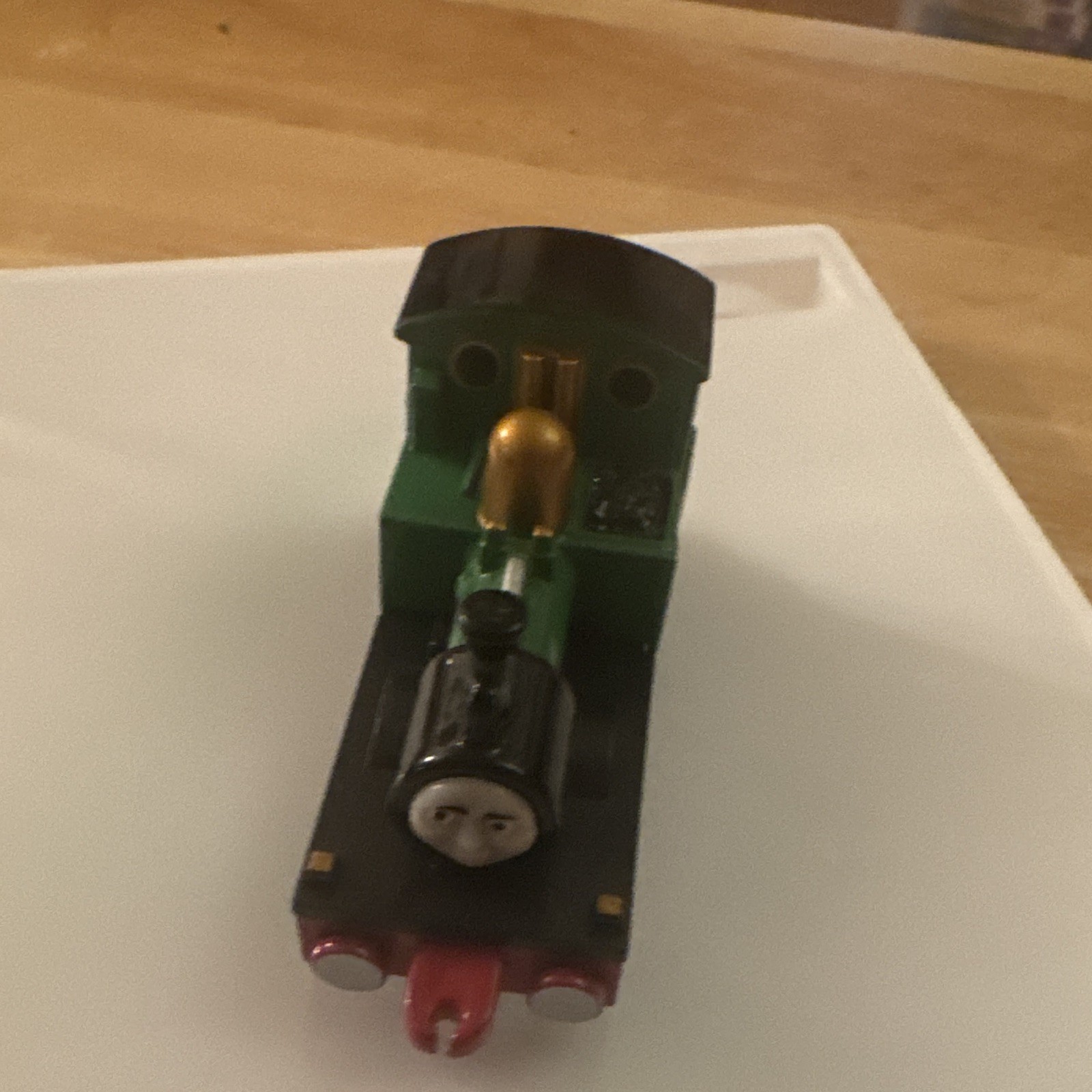 Smudger HO Gauge Steam Locomotive Engine Toy Train, Green/Black/Red