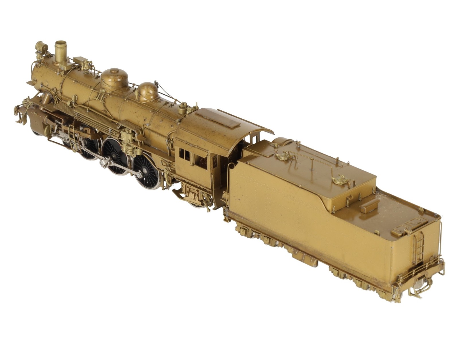 Hallmark Models 1369/1376 HO ATSF 4-6-2 Steam Locomotive & Tender -Unpainted EX