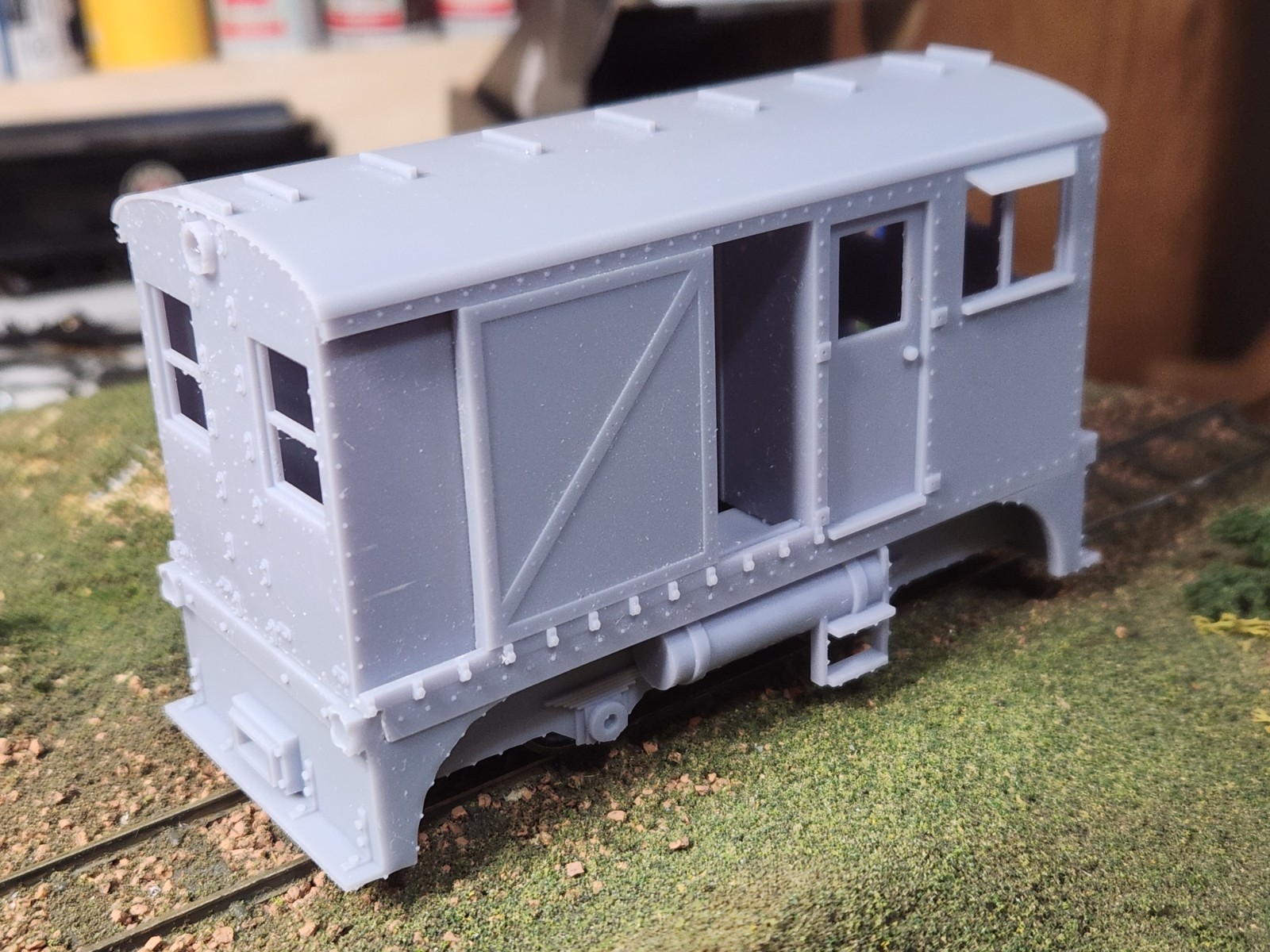 On30 Freelance Box Cab Switcher Kit 3D Printed For Bmann On30 Street Car Mech