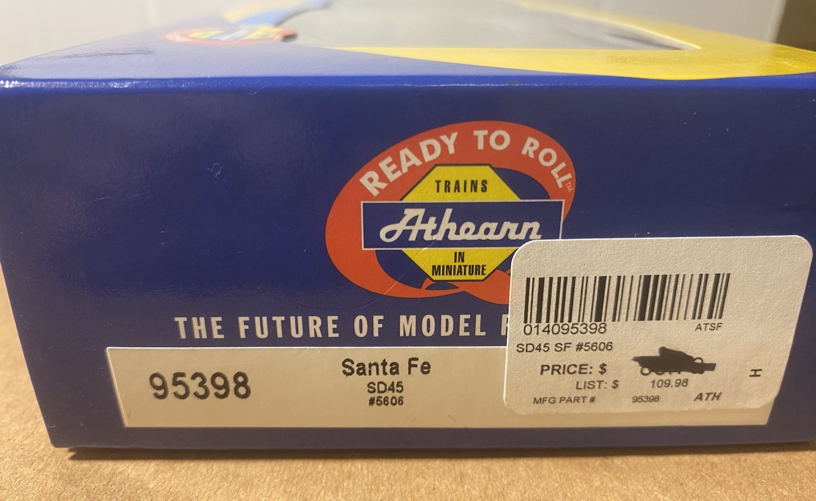 Athearn 95398 Santa Fe SD45 Engine Locomotive-New -Tested-Runs – DCC READY