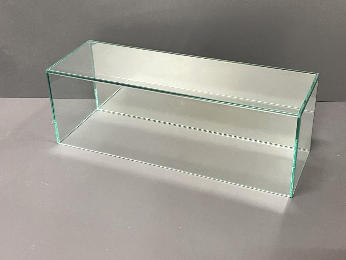 Custom mirror specification glass case 450x150x155mm for store display,