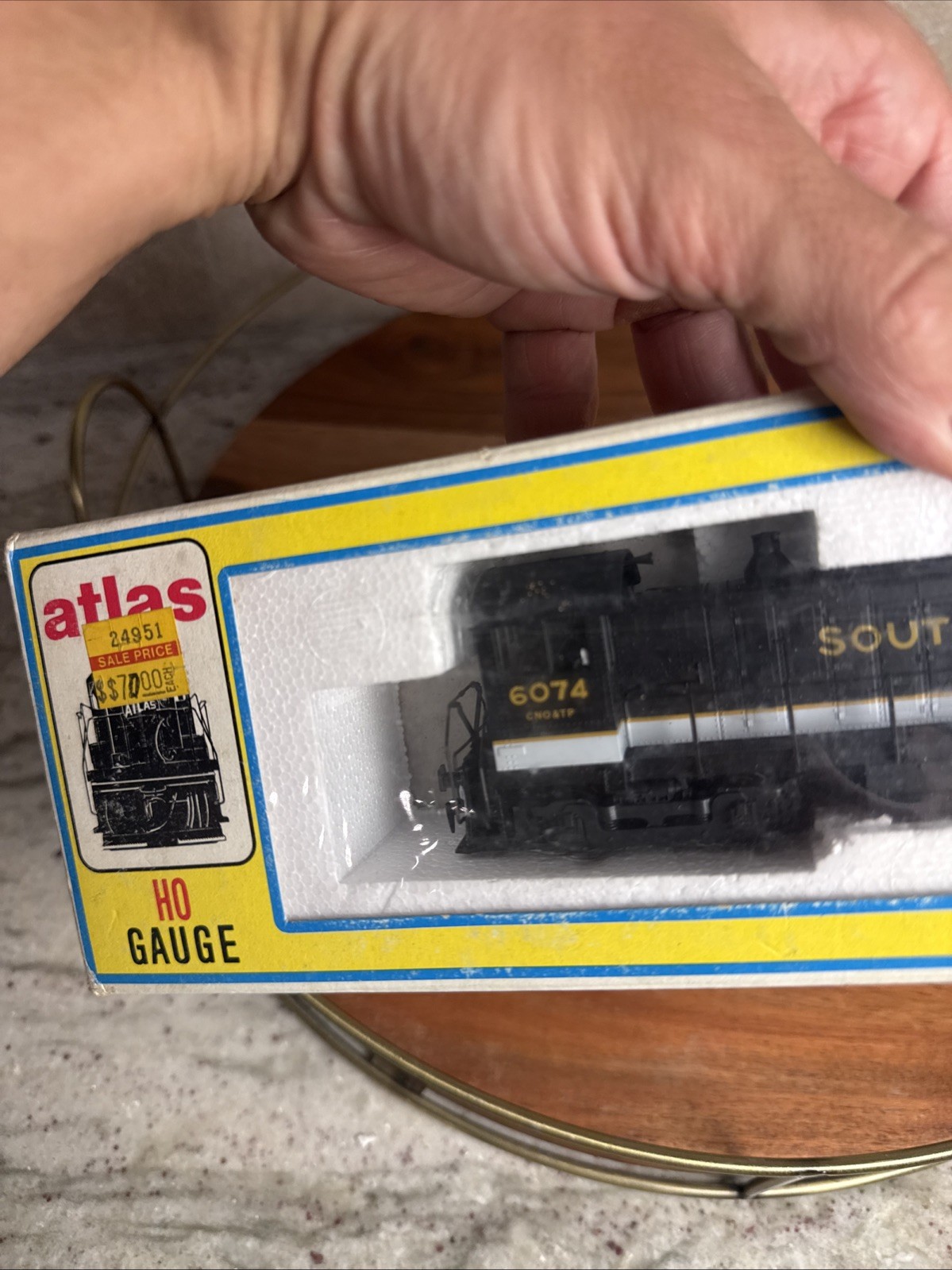 Atlas 8287 HO Scale ALCO S-4 Diesel Locomotive Southern Railway 6074 NOS NIB