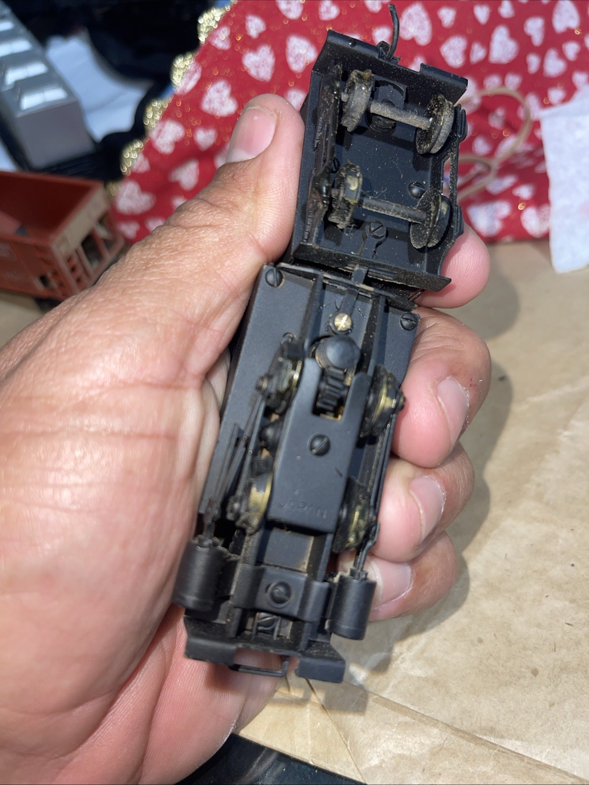 HO Scale Brass, 0-4-0 Steam Locomotive, Undecorated, Black, from Japan,