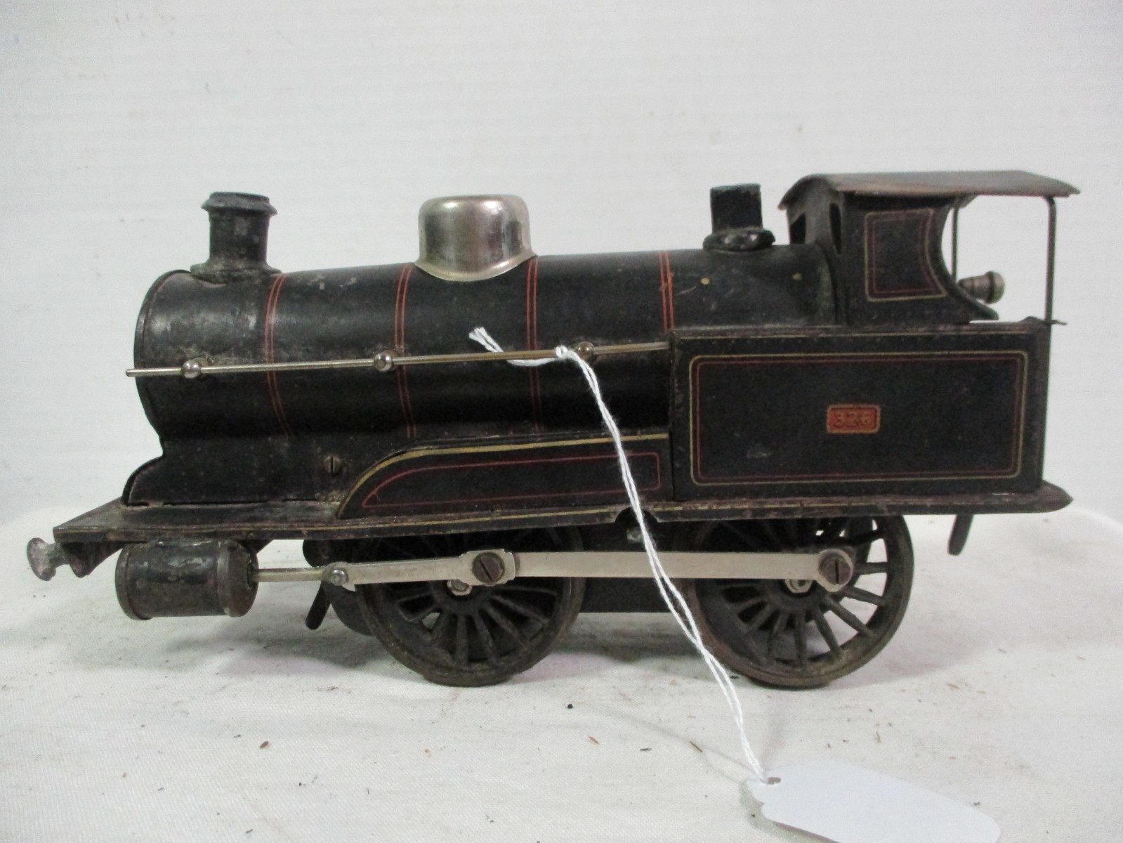 Marklin 326 1 Gauge Clockwork Locomotive & Tender Vintage Prewar Model Train -SC