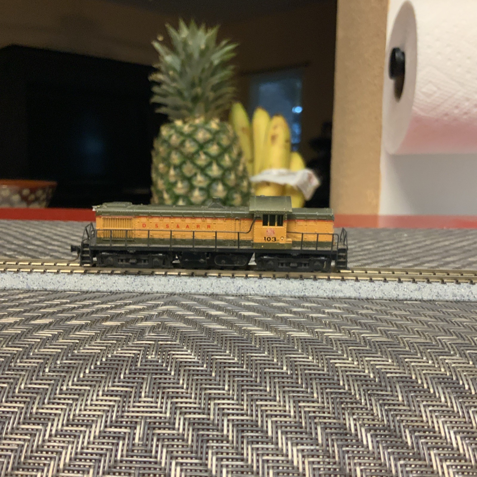 Vintage Kato/Atlas N Scale RS-1 Duluth South Shore & Atlantic DSS&A #103 (Japan)