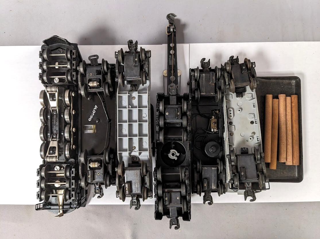 Lionel No.1447WS Steam Locomotive 4 Car Freight Set Circa 1948 O/Boxes C-7+