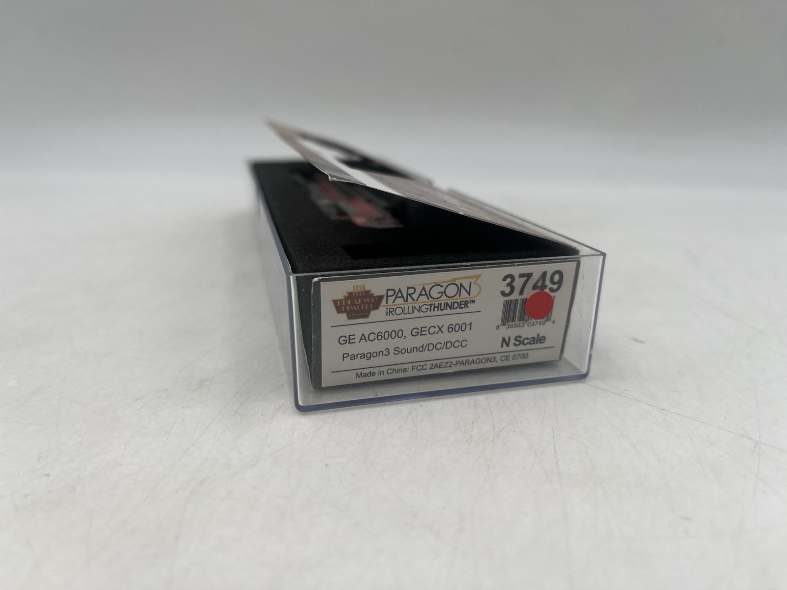 broadway limited 3749 ge ac6000 gecx 6001 parsgon 3 no wheels