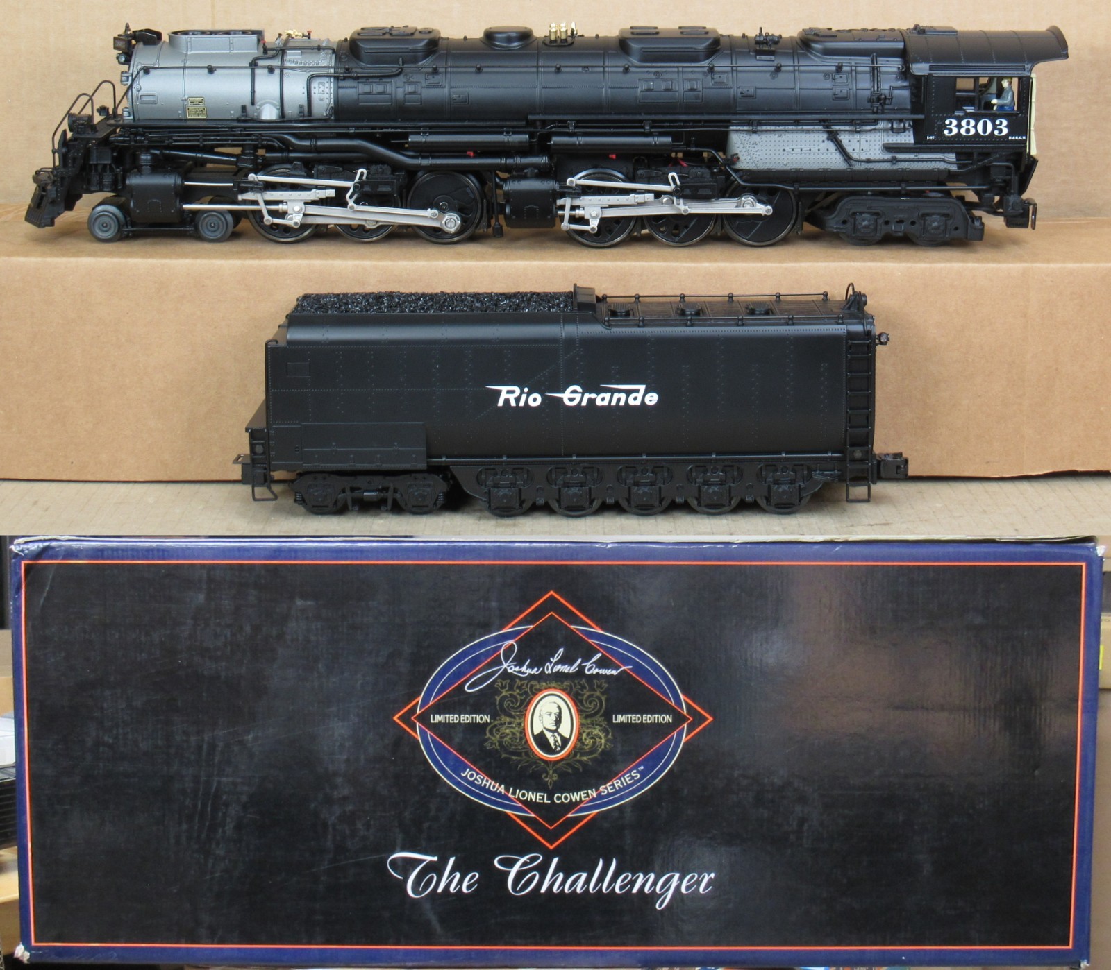 Lionel 38009 Rio Grande 4-6-6-4 “Challenger” Steam Engine w/TMCC/RS O-Gauge LNIB