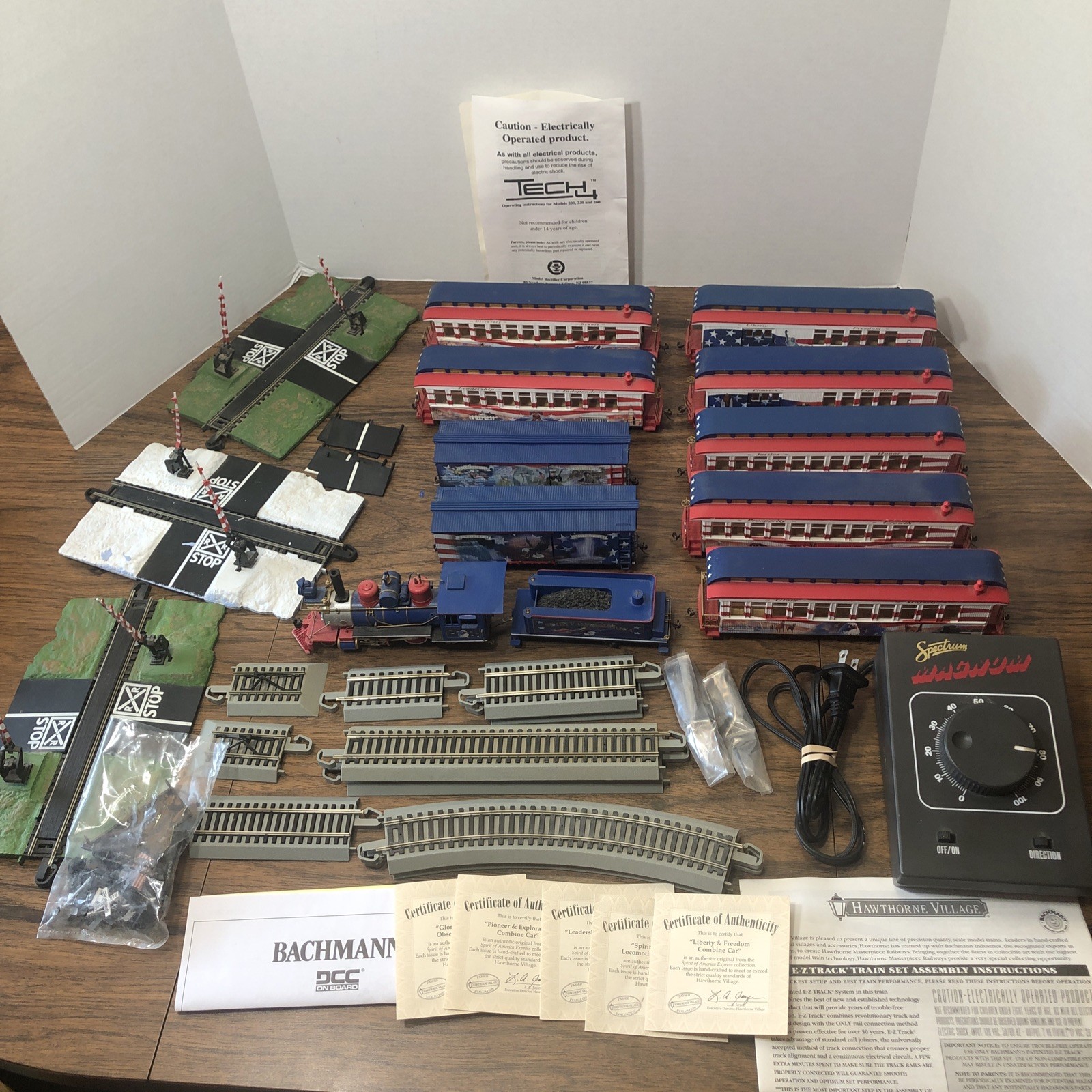 *Parts* Untested Bachmann Hawthorne Village Spirit America Locomotive Cars Rail