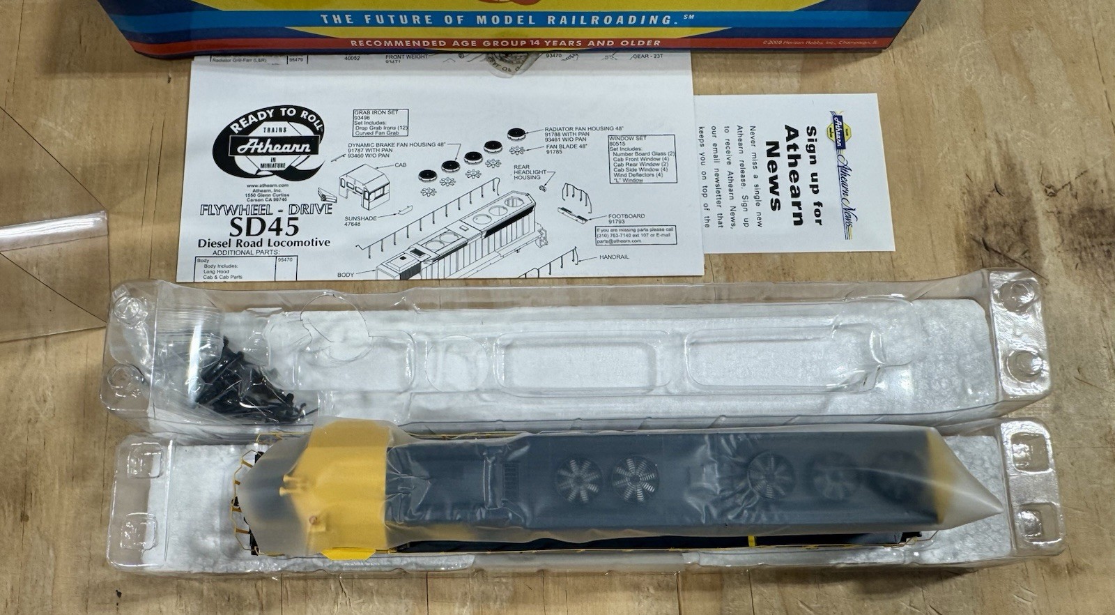Athearn HO 95425 Santa Fe SD45 Road Number 5624 New! DCC Ready