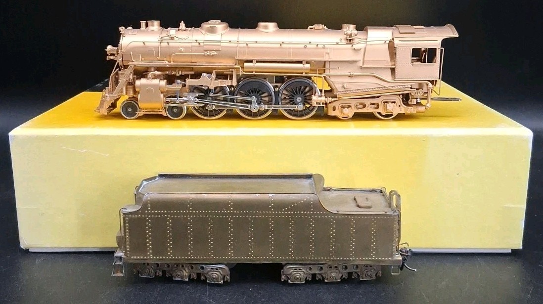 SUNSET MODELS HO Gauge BRASS NYC 4-6-4 Walscharts valve Locomotive & Tender