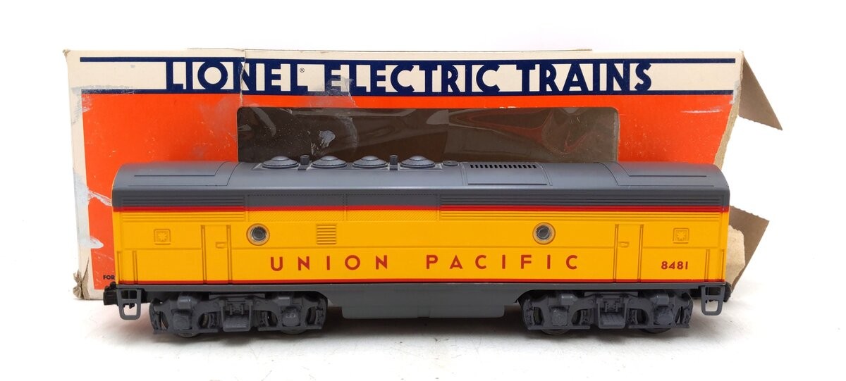 Lionel 6-8481 O Gauge Union Pacific F3 B-Unit Non-Powered Diesel Locomotive EX