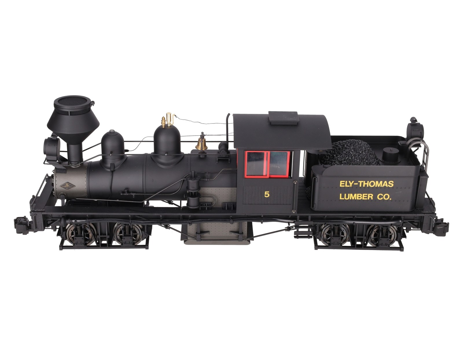 Bachmann 81198 G Gauge Ely Thomas 36-Ton Two-Truck Shay Steam Loco #5 w Sound EX