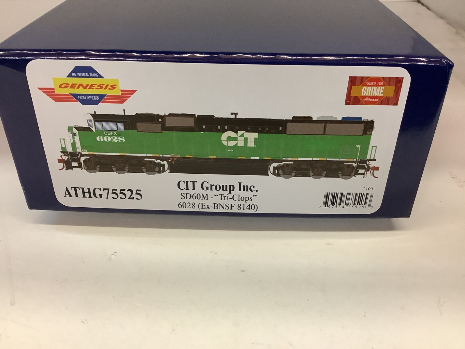 Athearn Genesis #G75525 HO scale “CITI” SD60M “Tri-Clops” DCC READY Rd.#6028